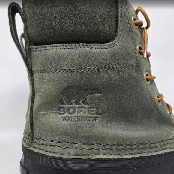 Men\'s 9.5 Sorel x J.Crew  Cheyanne II duck snow boots in Surplus Green main image 12